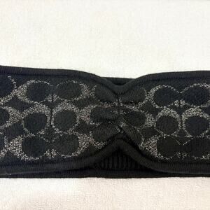 Coach Metallic C Knit Winter Headband/ Ear Warmer